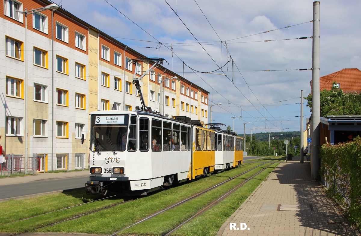 Гера, Tatra KT4DMC № 356; Гера, Tatra KT4DMC № 355