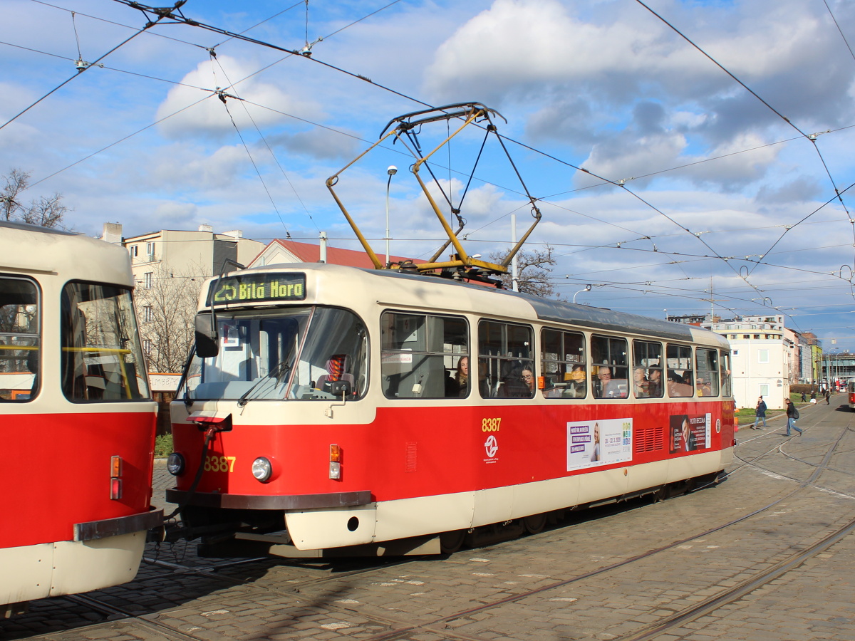 Прага, Tatra T3R.P № 8387