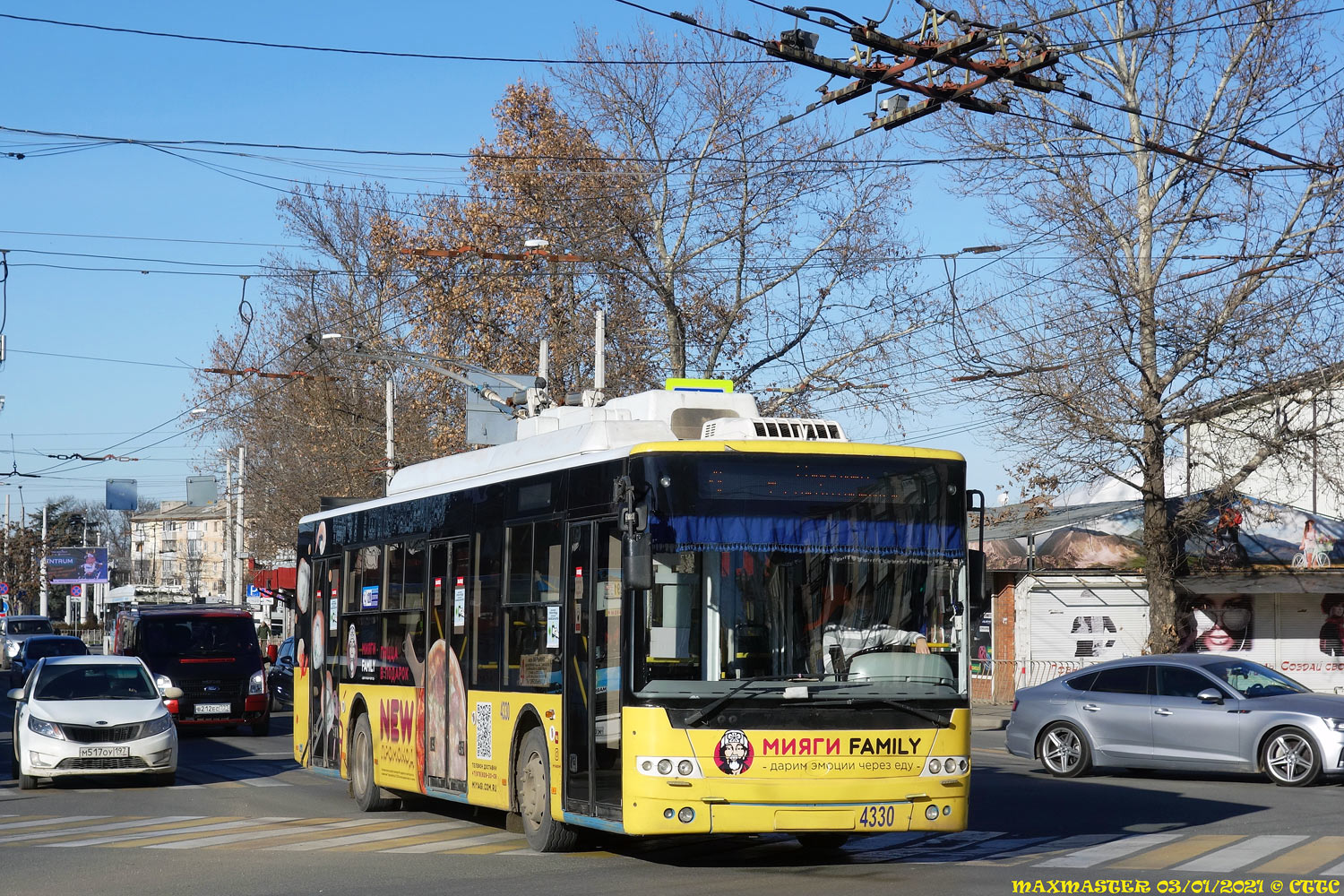 Крымский троллейбус, Богдан Т70110 № 4330