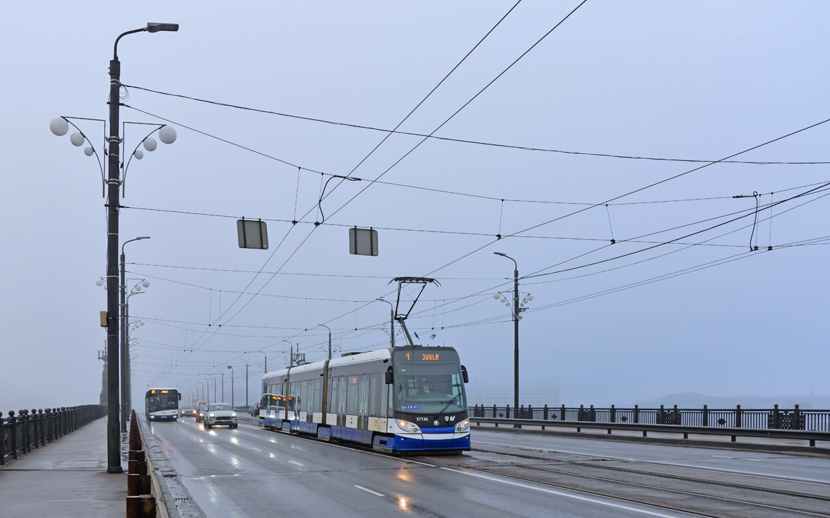 Рига, Škoda 15T ForCity Alfa Riga № 57136