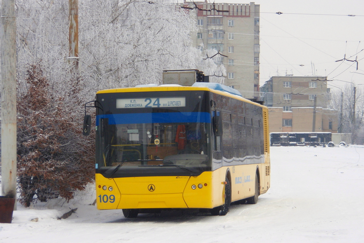 Львов, ЛАЗ E183D1 № 109