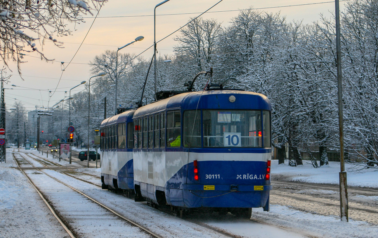 Рига, Tatra T3A № 30111