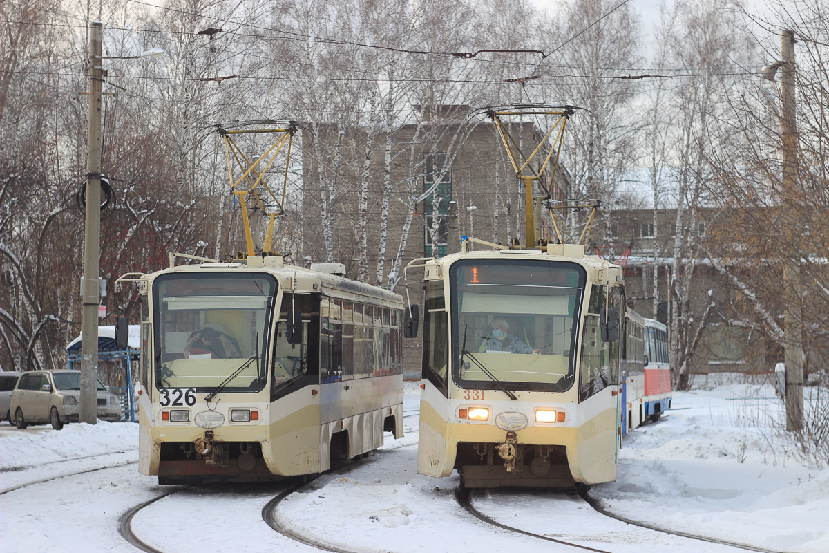 Томск, 71-619КТ № 326; Томск, 71-619КТ № 331