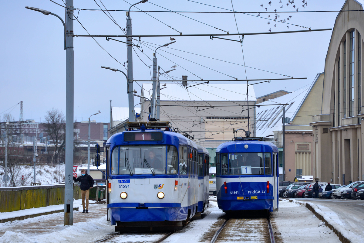 Рига, Tatra T3A № 51591
