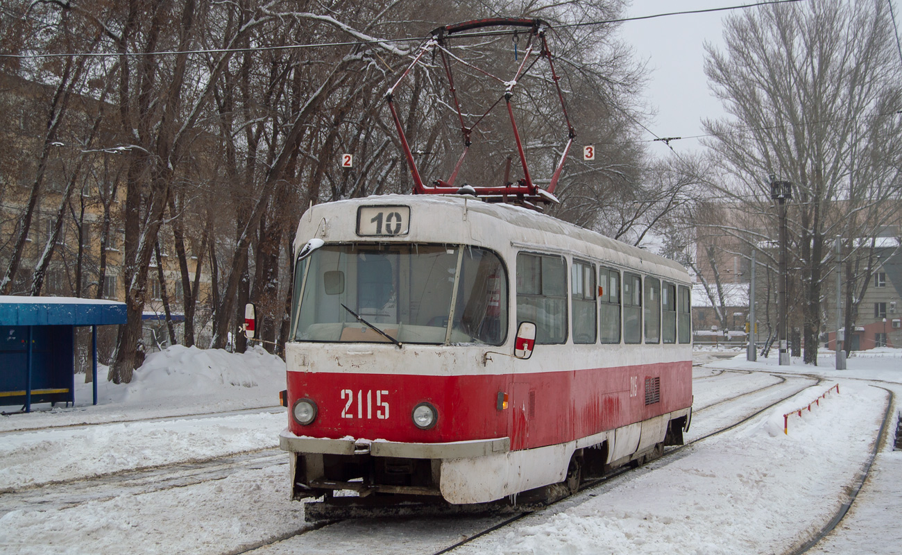 Самара, Tatra T3SU № 2115; Самара — Конечные станции и кольца (трамвай)