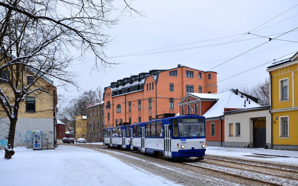 Рига, Tatra T3MR (T6B5-R) № 35076