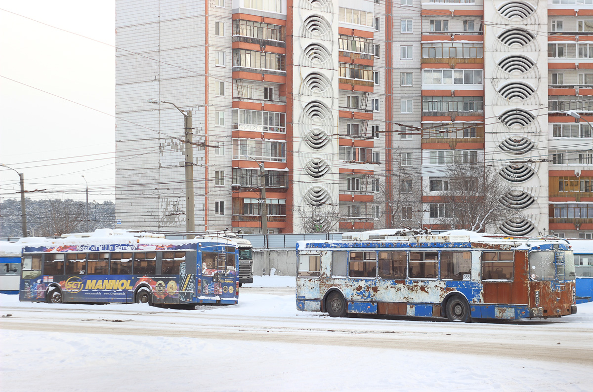 Томск, Тролза-5275.05 «Оптима» № 367; Томск, ЗиУ-682Г-016.02 № 355