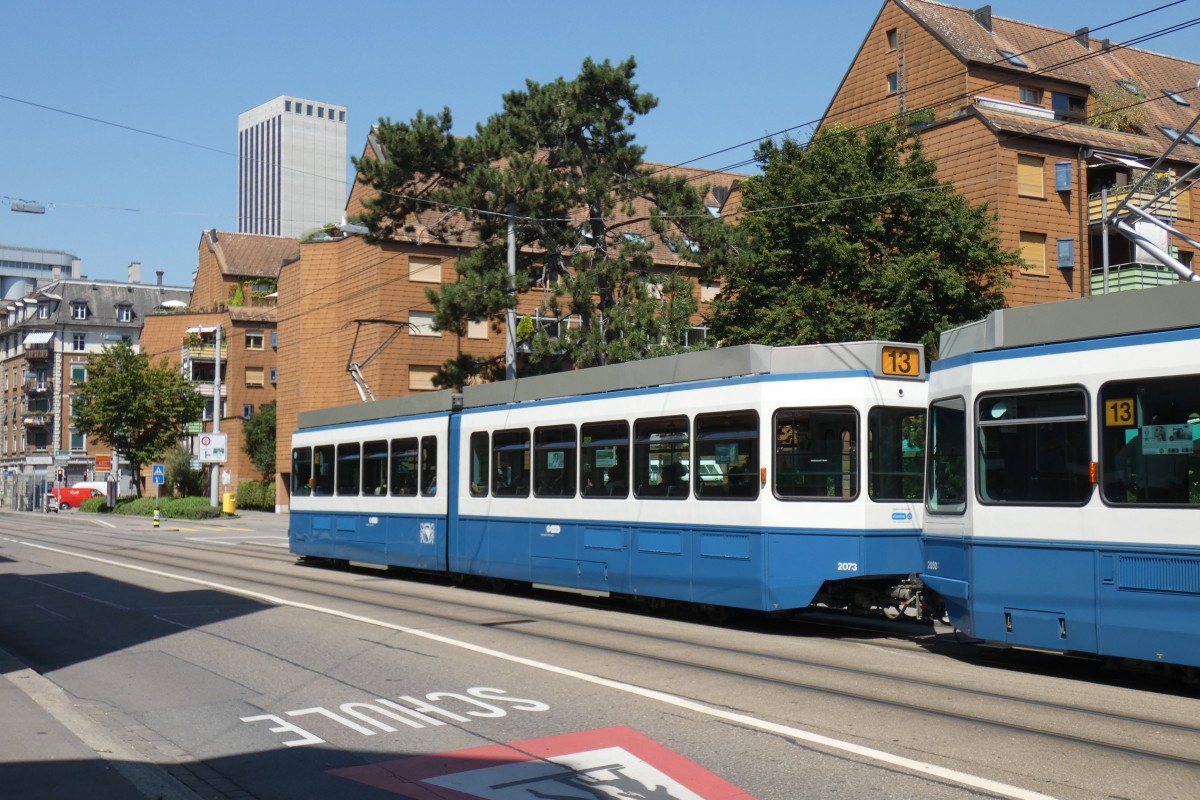 Zurich, SWP/SIG/BBC Be 4/6 "Tram 2000" Br. 2073