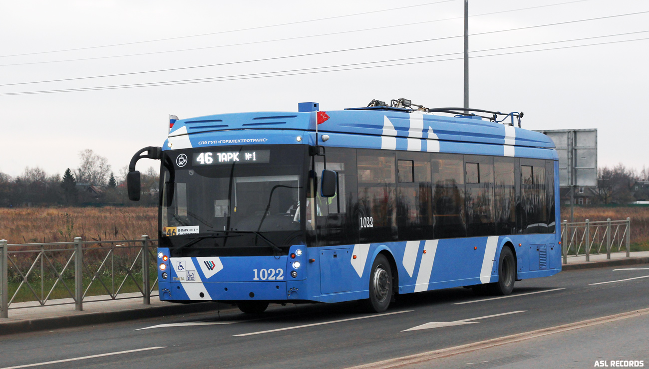 Санкт-Петербург, Тролза-5265.08 «Мегаполис» № 1022
