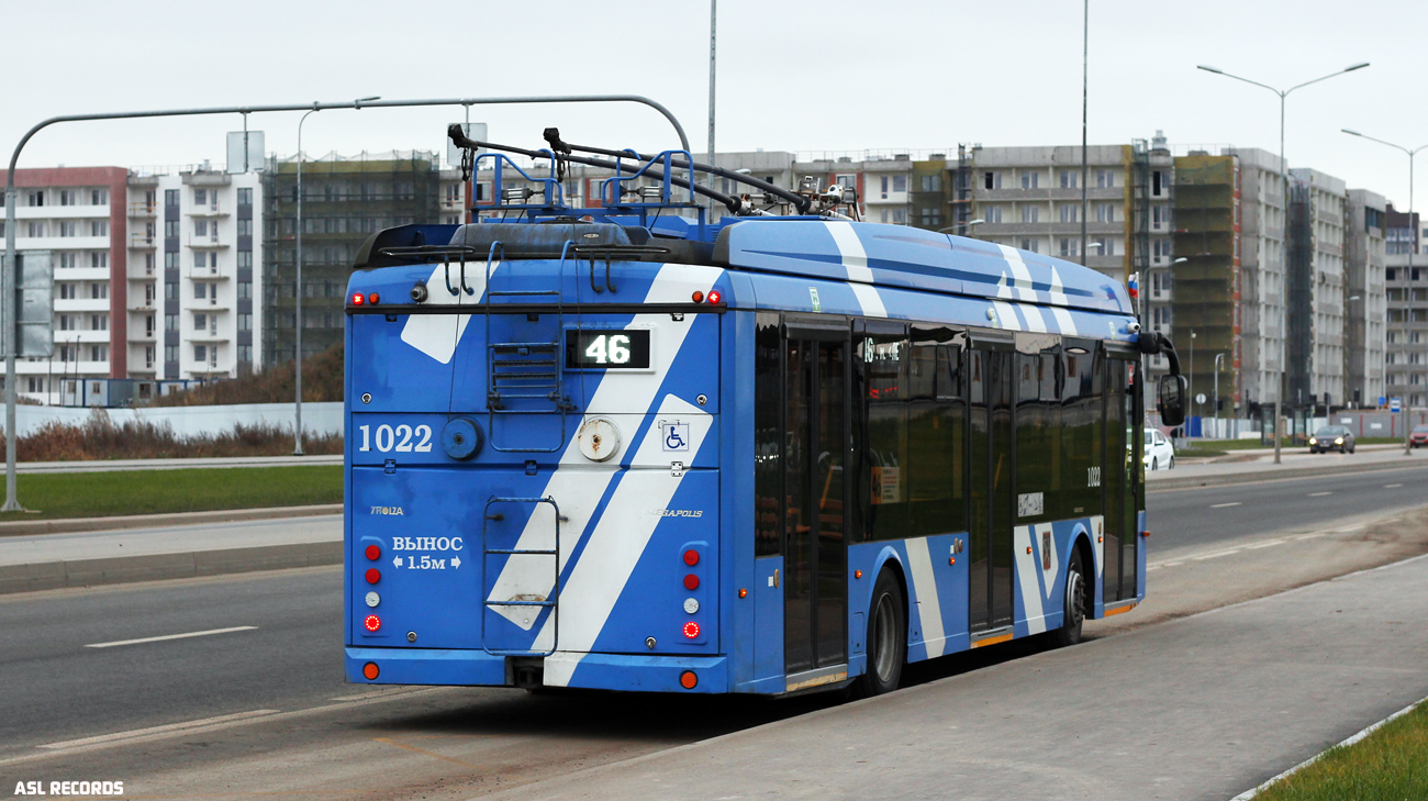 Санкт-Петербург, Тролза-5265.08 «Мегаполис» № 1022