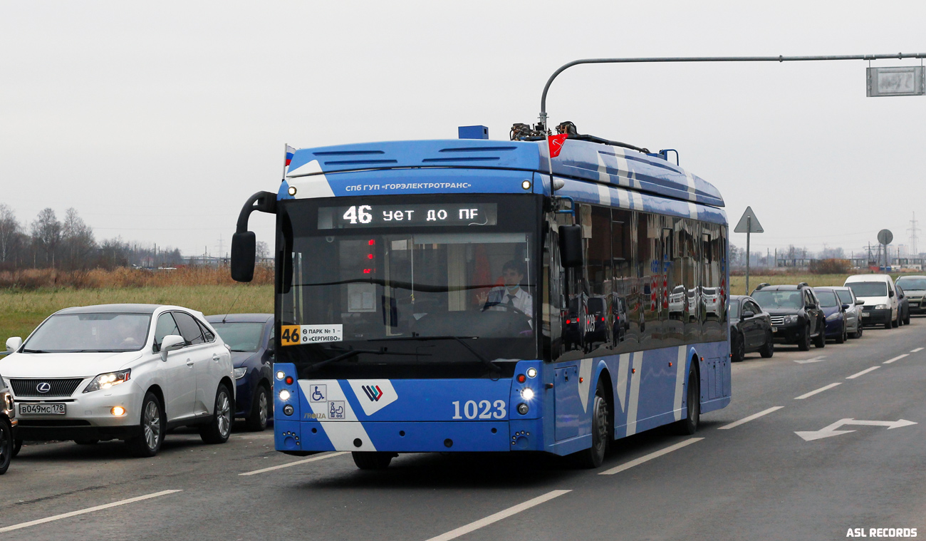 Санкт-Петербург, Тролза-5265.08 «Мегаполис» № 1023