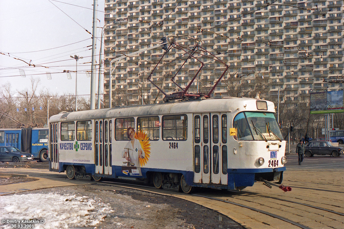 Москва, Tatra T3SU № 2464