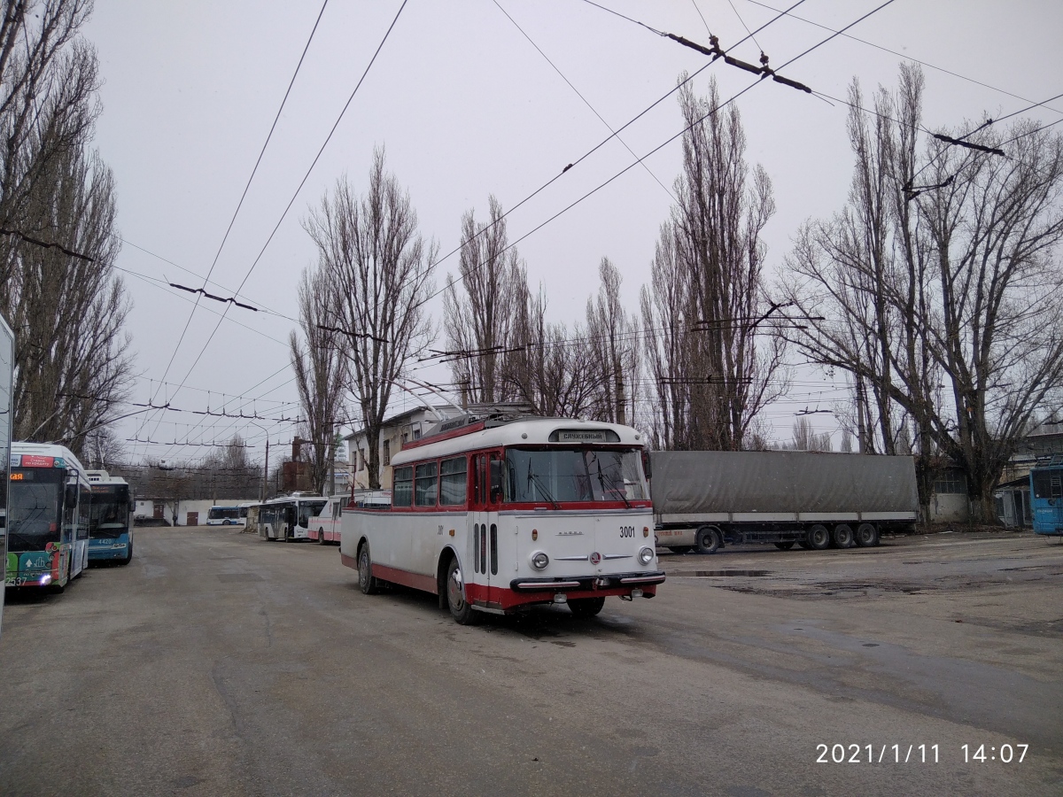 Крымский троллейбус, Škoda 9Tr10 № 3001