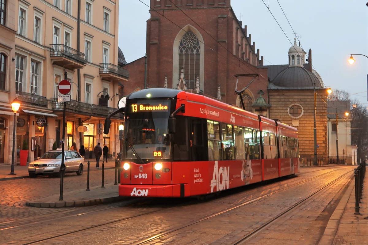 Краков, Bombardier NGT6/2 № RP648