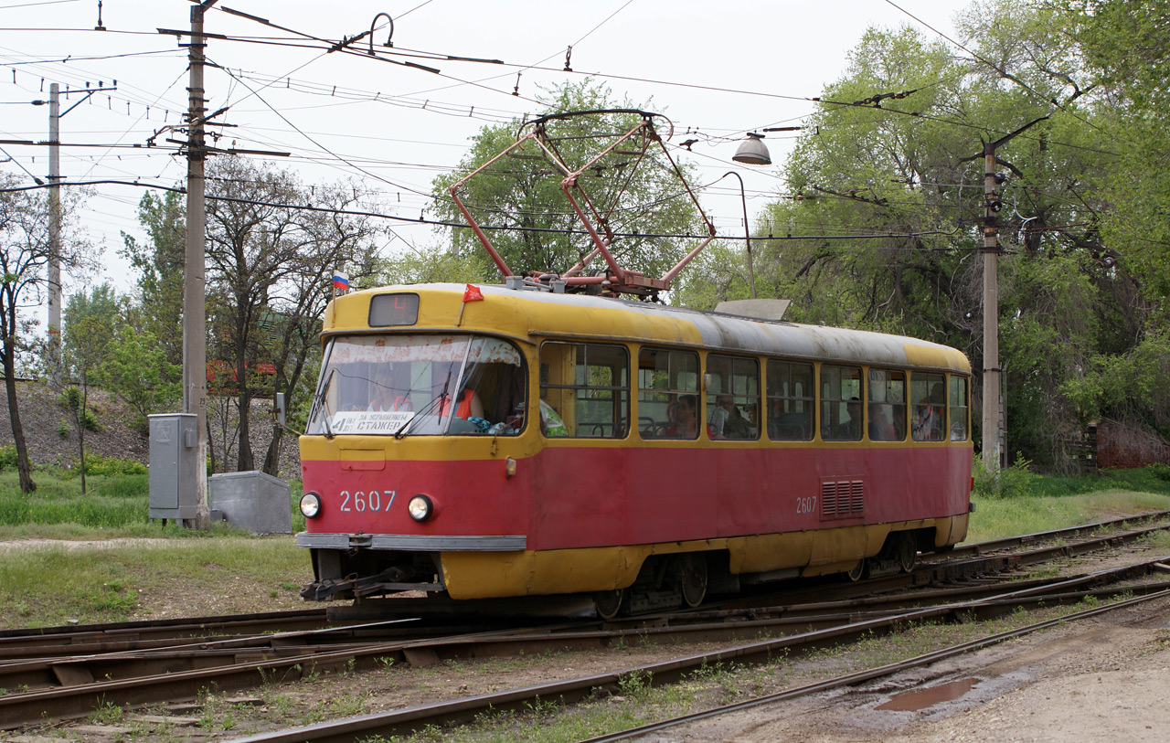 Волгоград, Tatra T3SU (двухдверная) № 2607