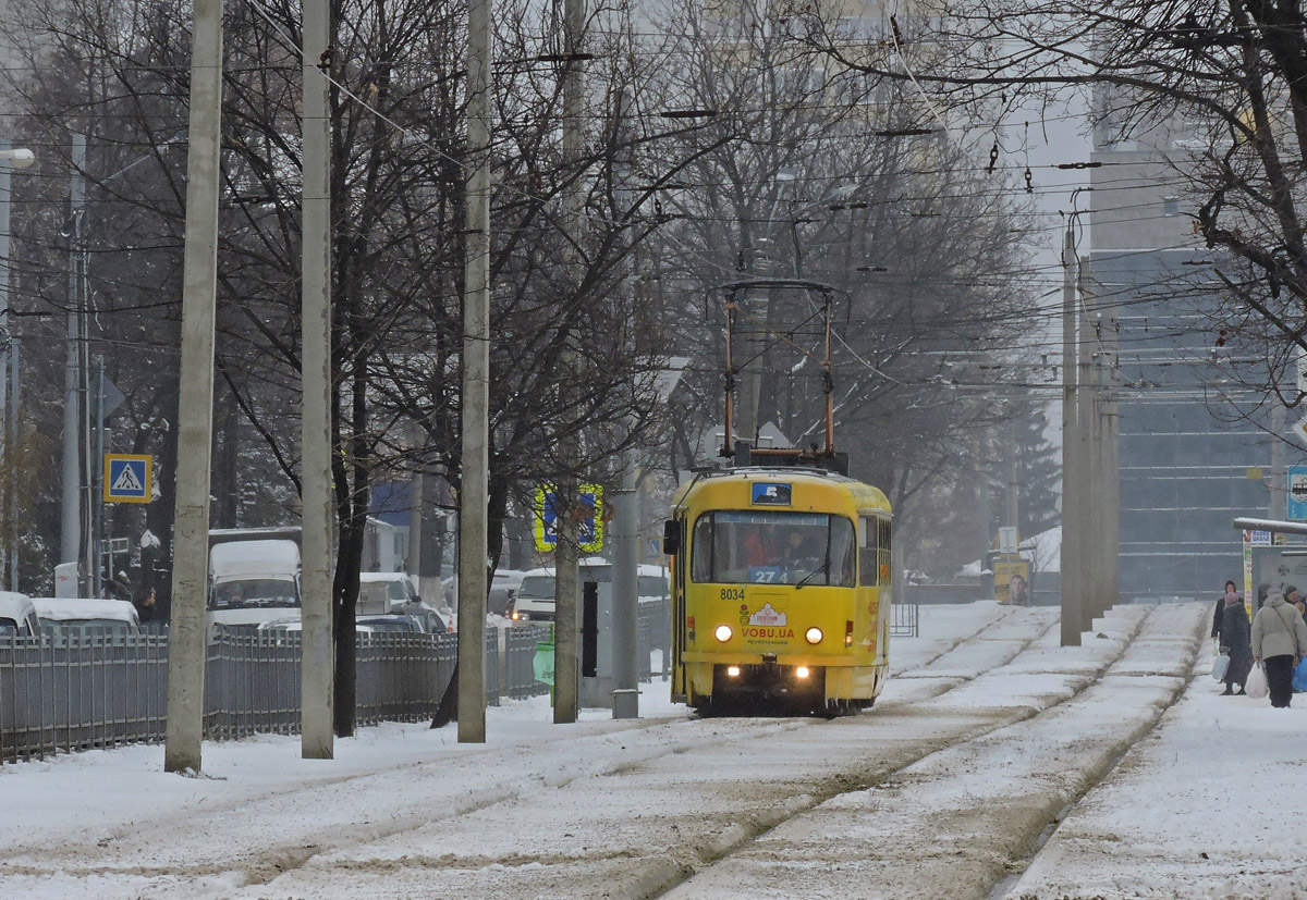 Харьков, Tatra T3M № 8034 Харьков, Tatra T3M № 8034