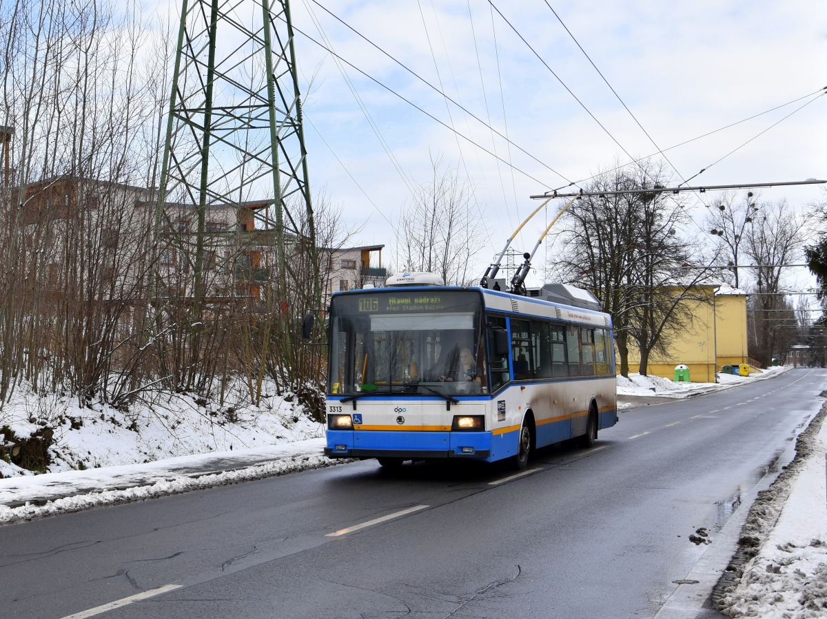 Острава, Škoda 21Tr № 3313