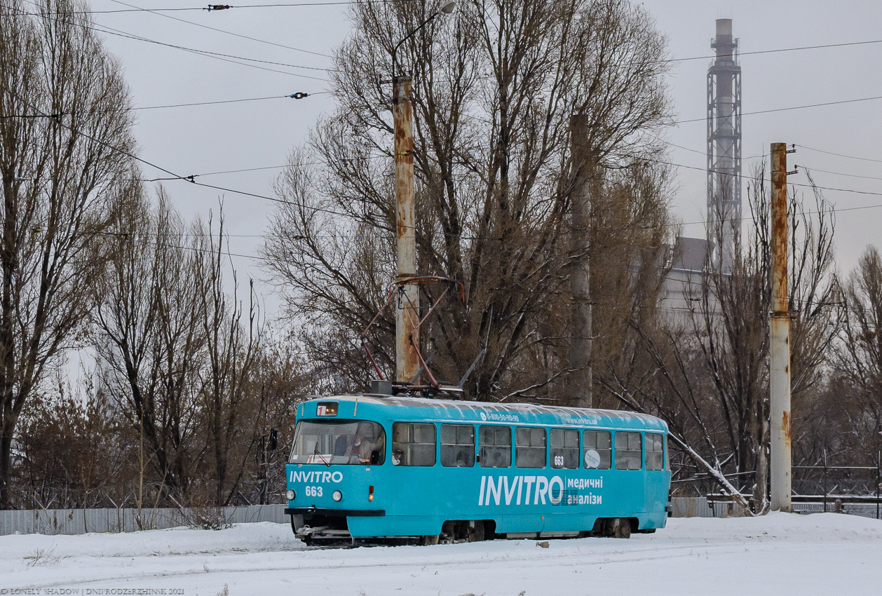 Каменское, Tatra T3SUCS № 663