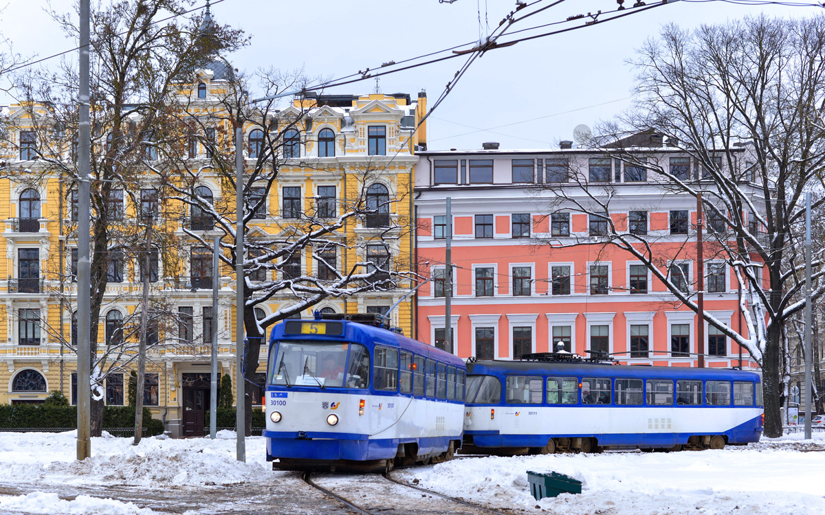 Рига, Tatra T3A № 30100