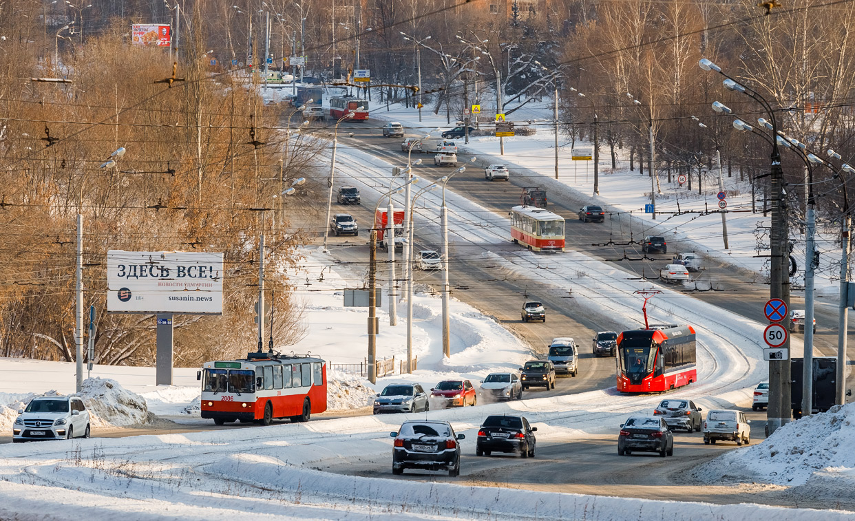 Ижевск — Линии электротранспорта
