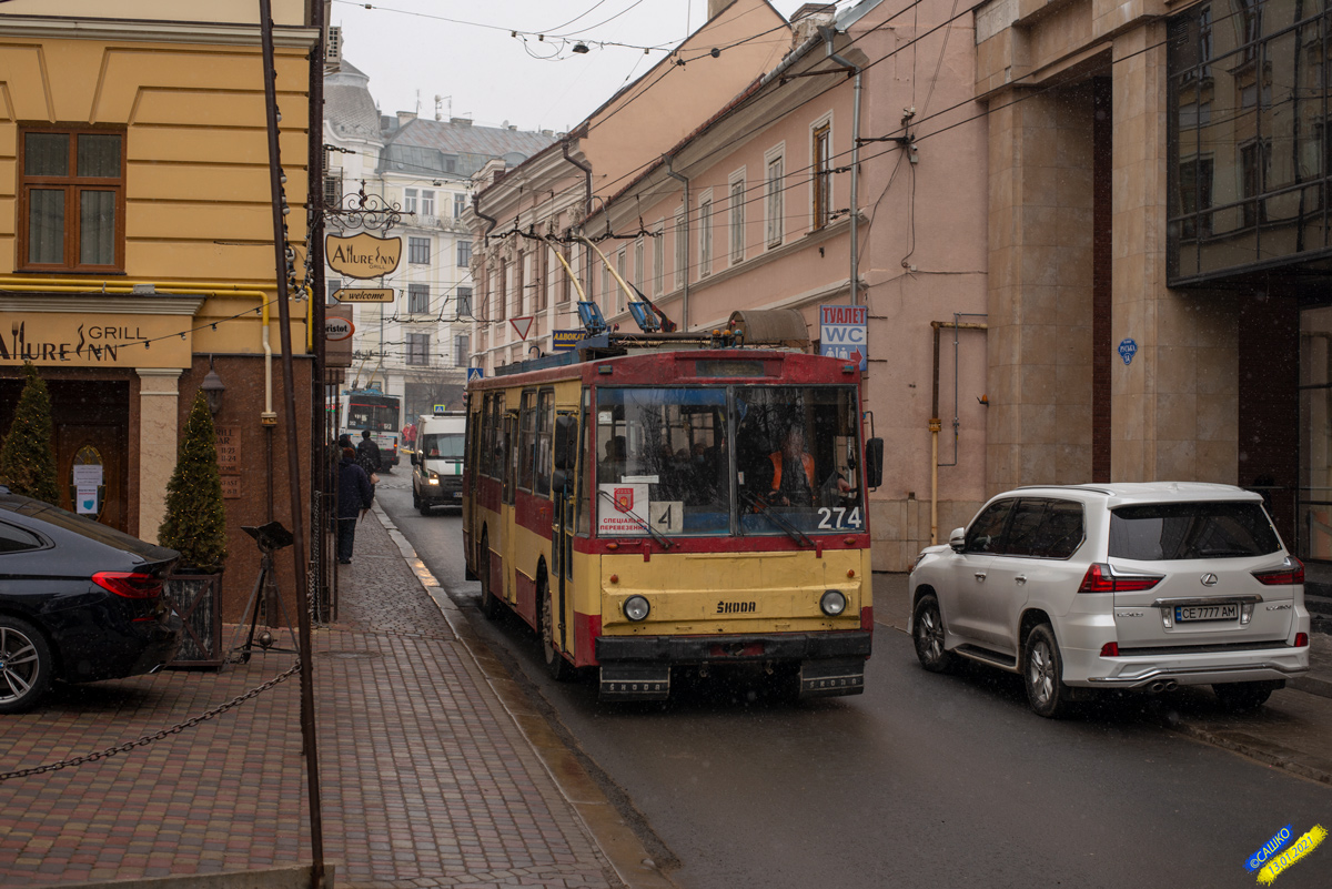 Черновцы, Škoda 14Tr02/6 № 274