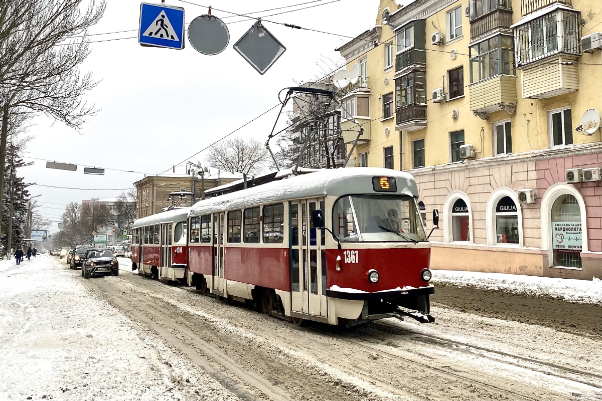 Днепр, Tatra T3SU № 1367