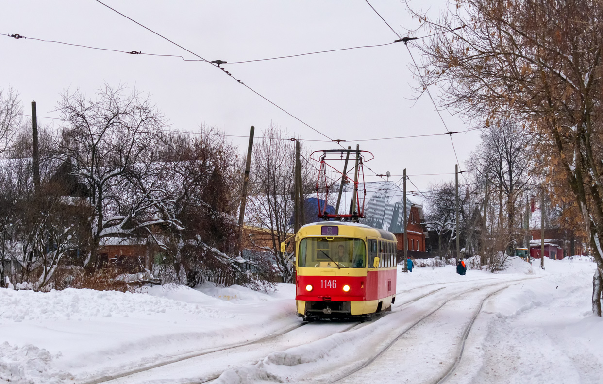 Ижевск, Tatra T3SU (двухдверная) № 1146