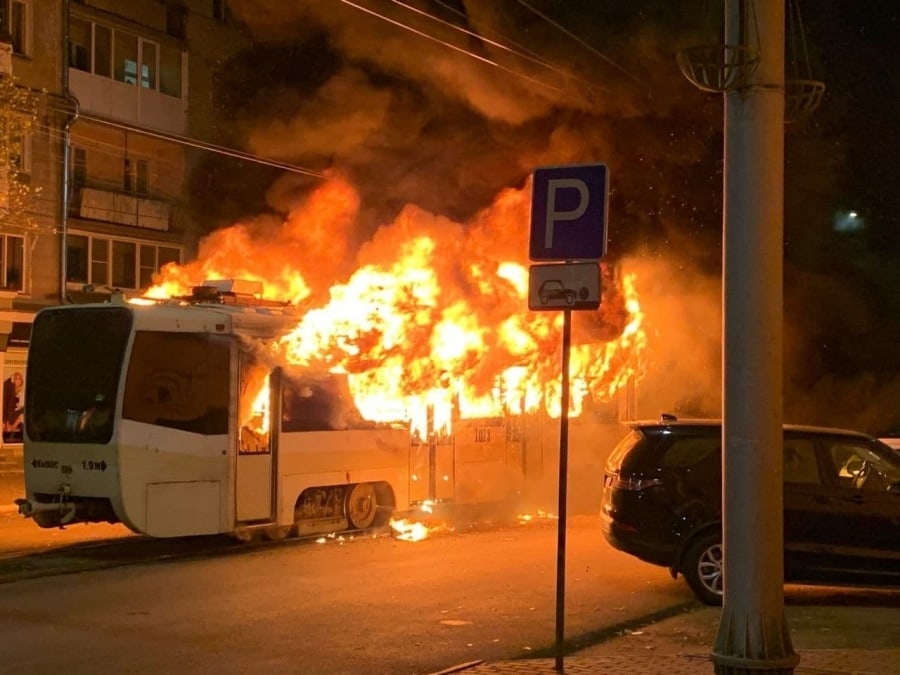 Саратов, 71-619КТ № 1023; Саратов — Происшествия