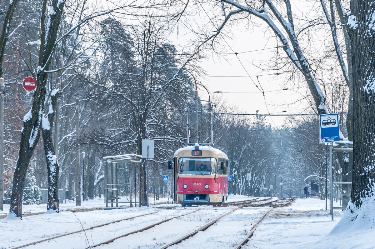 Киев, Tatra T3SU № 5943