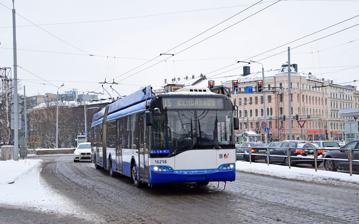 Рига, Solaris Trollino II 18 Ganz № 16218