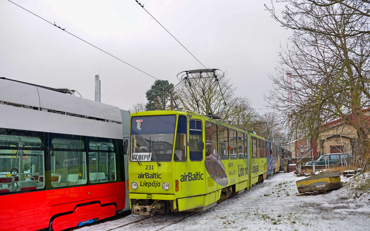Лиепая, Tatra KT4SU № 231
