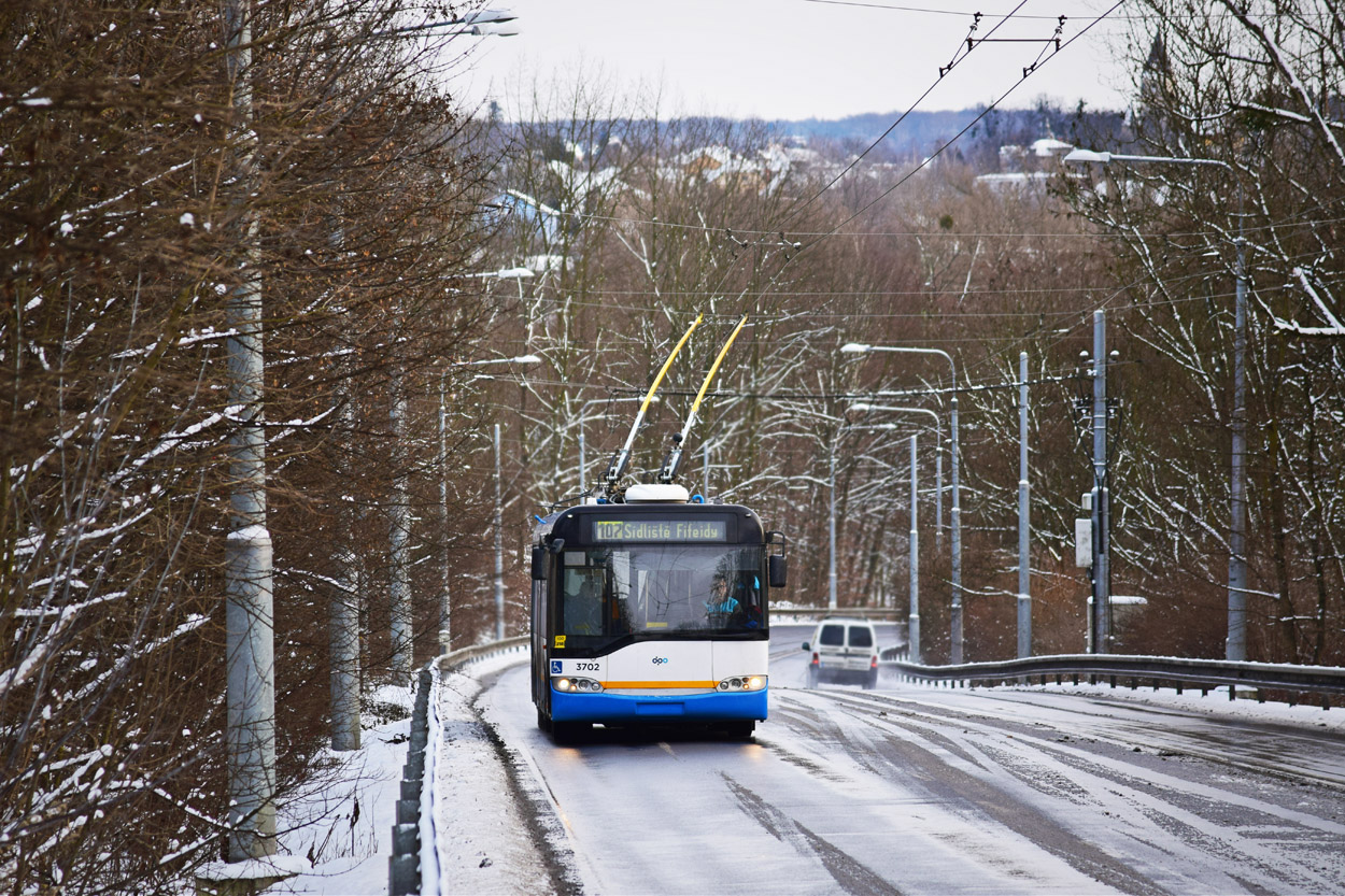 Острава, Solaris Trollino II 12 AC № 3702