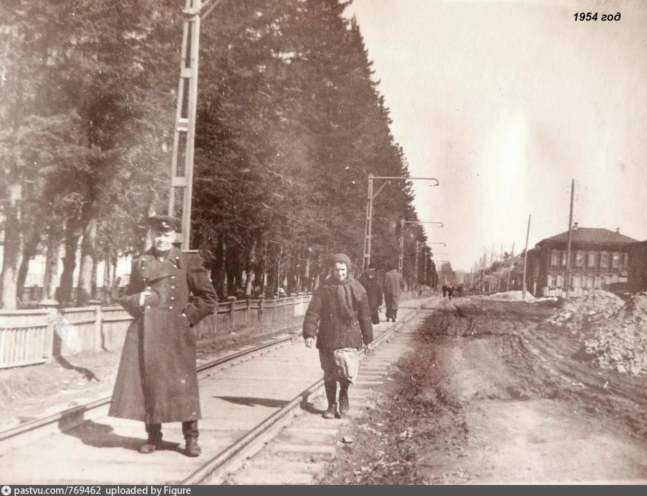 Tomsk — Old photos; Tomsk — Tram Lines and Terminals