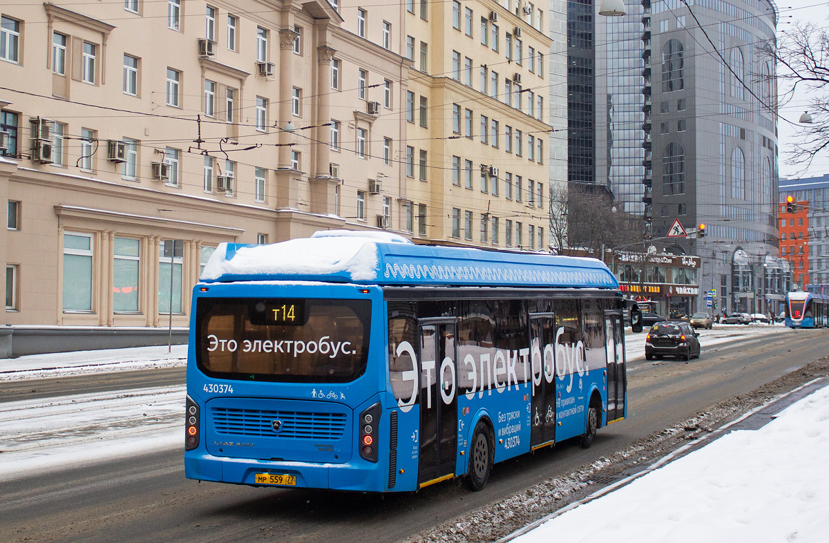 Moscow, LiAZ-6274 # 430374 Moscow, LiAZ-6274 # 430374