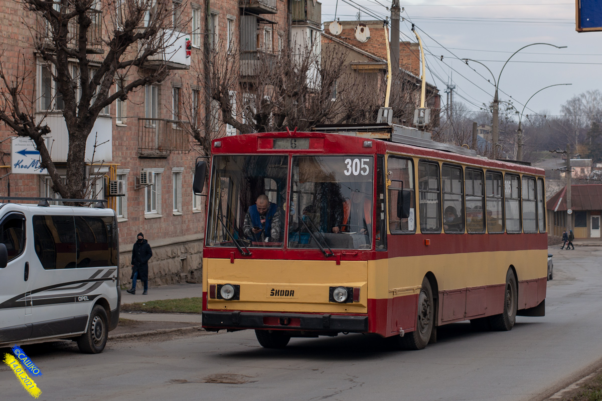 Черновцы, Škoda 14Tr89/6 № 305