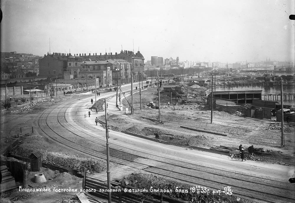 Баку — Старые фотографии (трамвай)