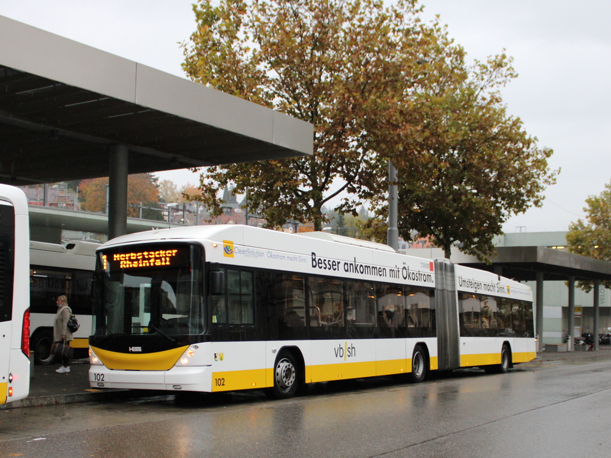Schaffhausen, Hess SwissTrolley 3 (BGT-N2C) — 102