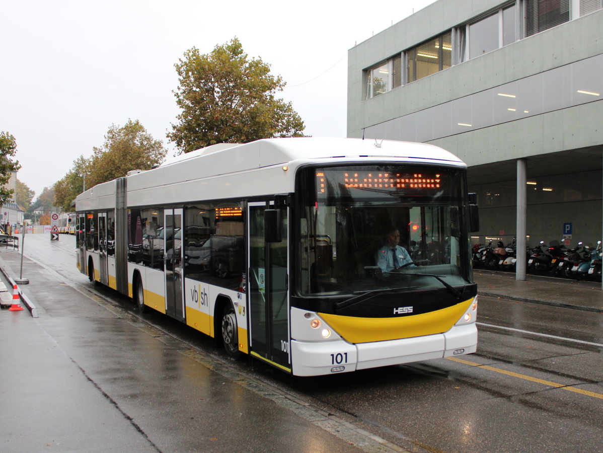 Schaffhausen, Hess SwissTrolley 3 (BGT-N2C) nr. 101