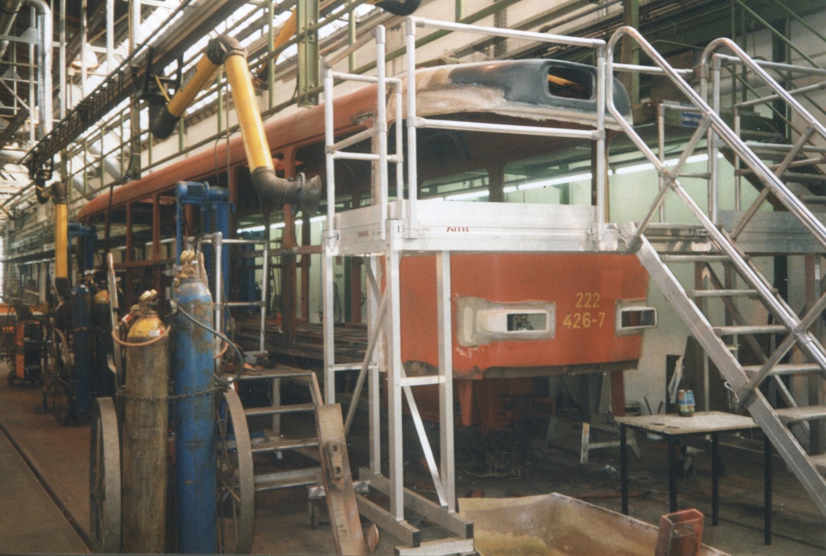 Drezno, Tatra T4D Nr 222 426; Drezno — Tram depot Tolkewitz (closed in 2003)