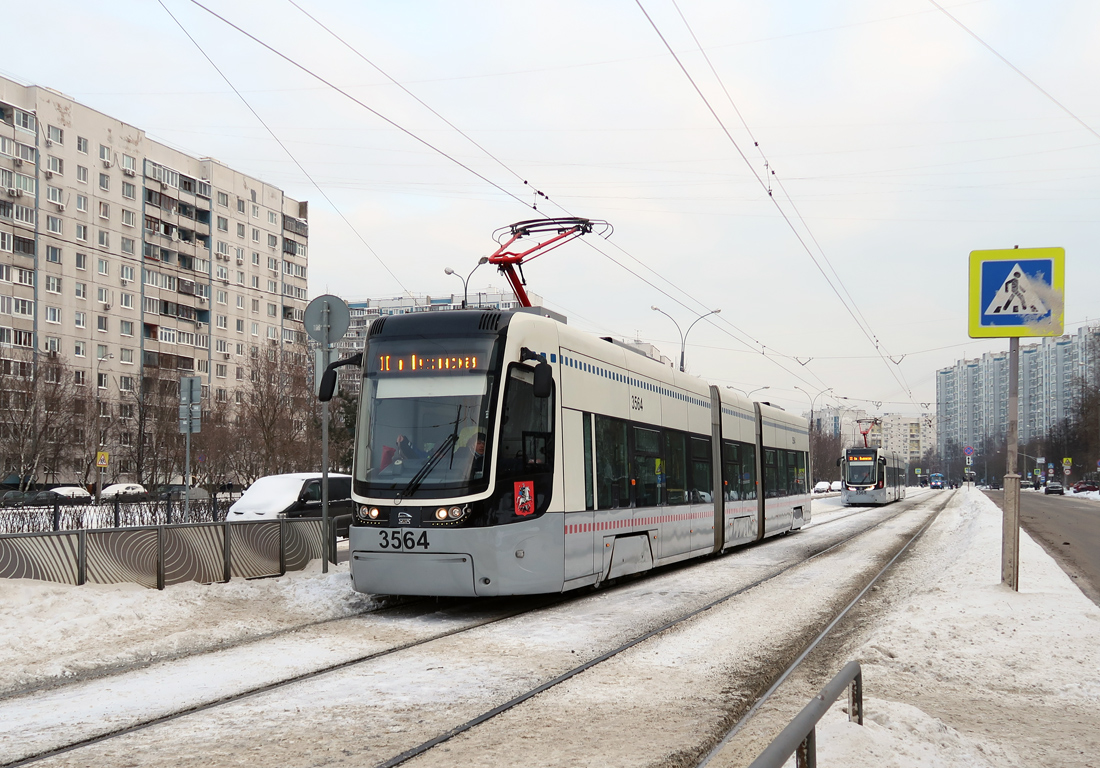 Москва, 71-414 (Pesa Fokstrot) № 3564 Москва, 71-414 (Pesa Fokstrot) № 3564