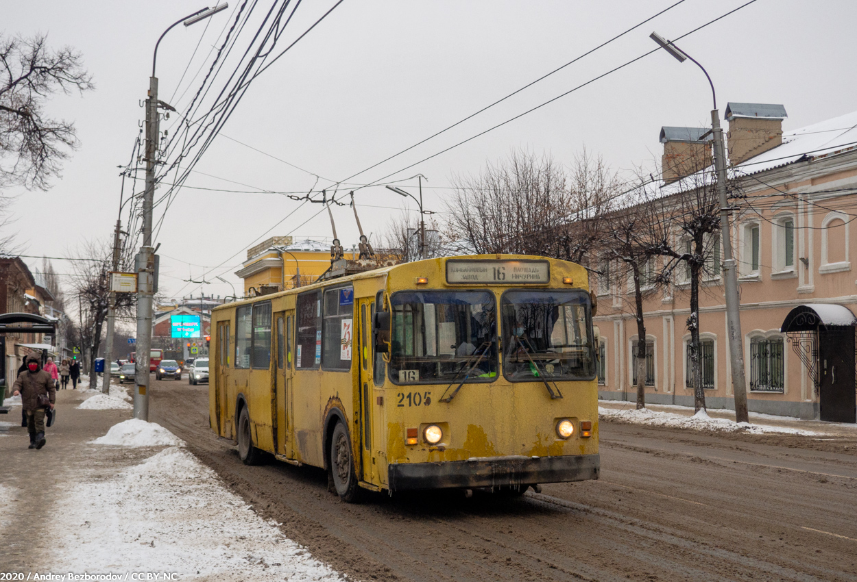 Рязань, ЗиУ-682Г-018 [Г0Р] № 2105