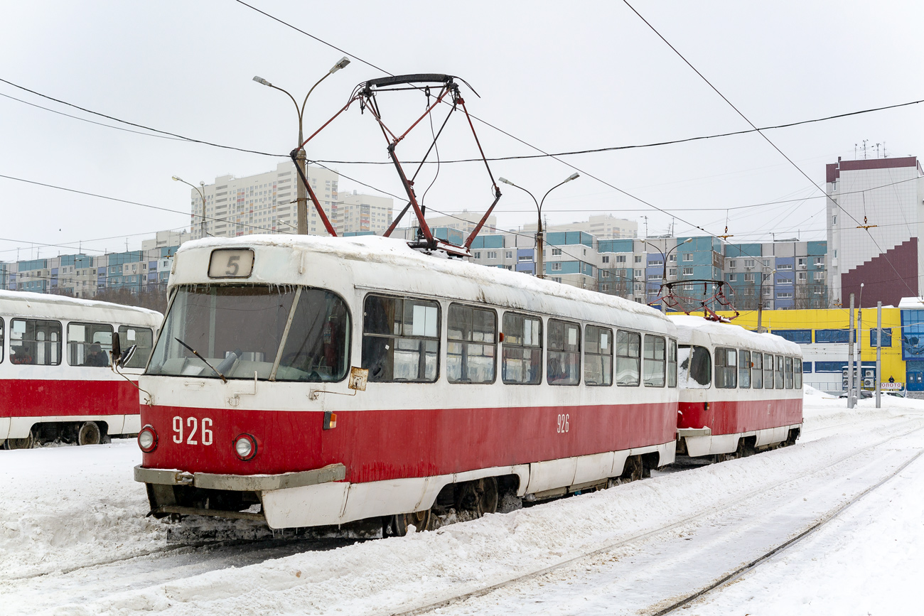 Samara, Tatra T3SU (2-door) № 926; Samara — Terminus stations and loops (tramway)