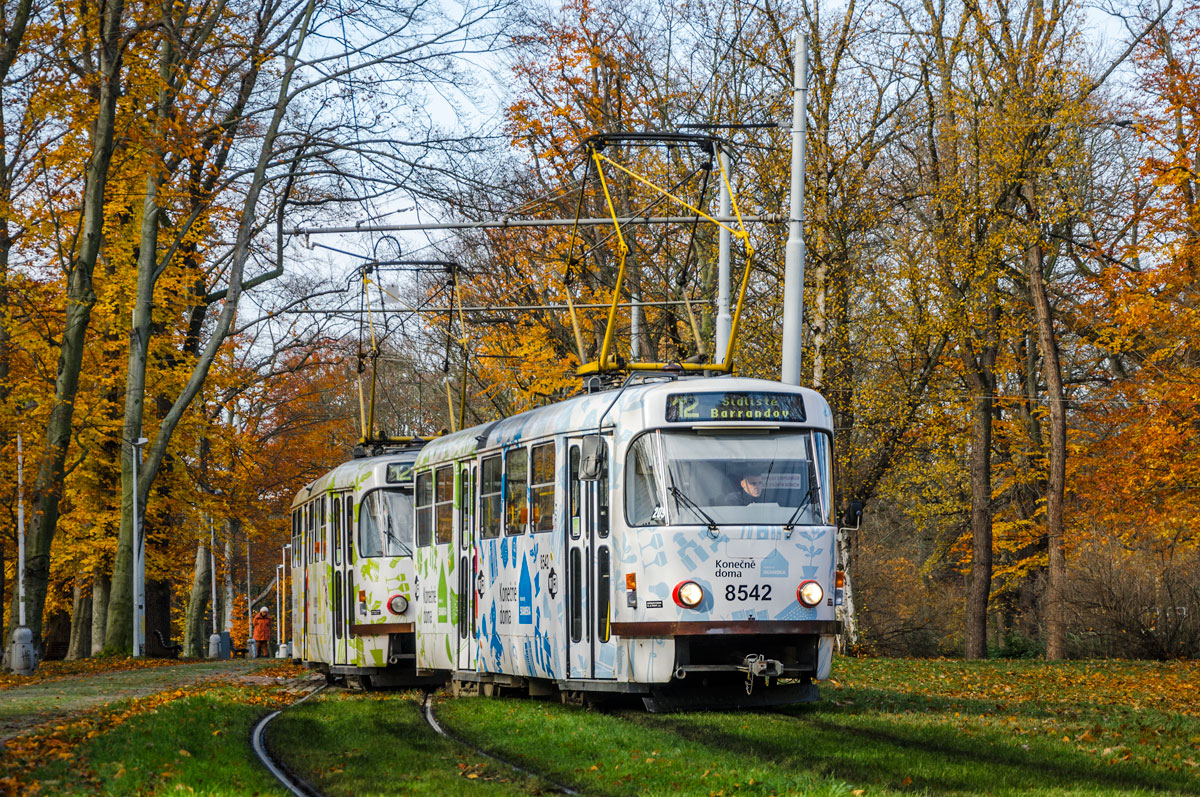 Прага, Tatra T3R.P № 8542