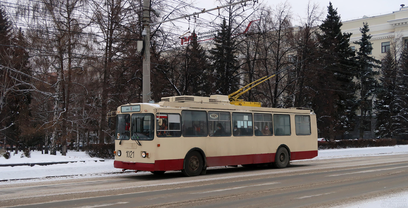 Челябинск, ЗиУ-682Г-016 (017) № 1021