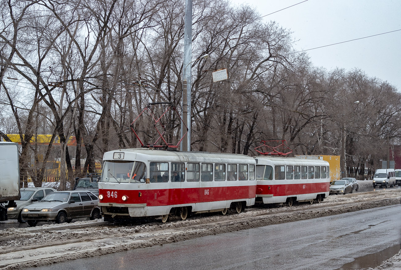 Самара, Tatra T3SU № 846