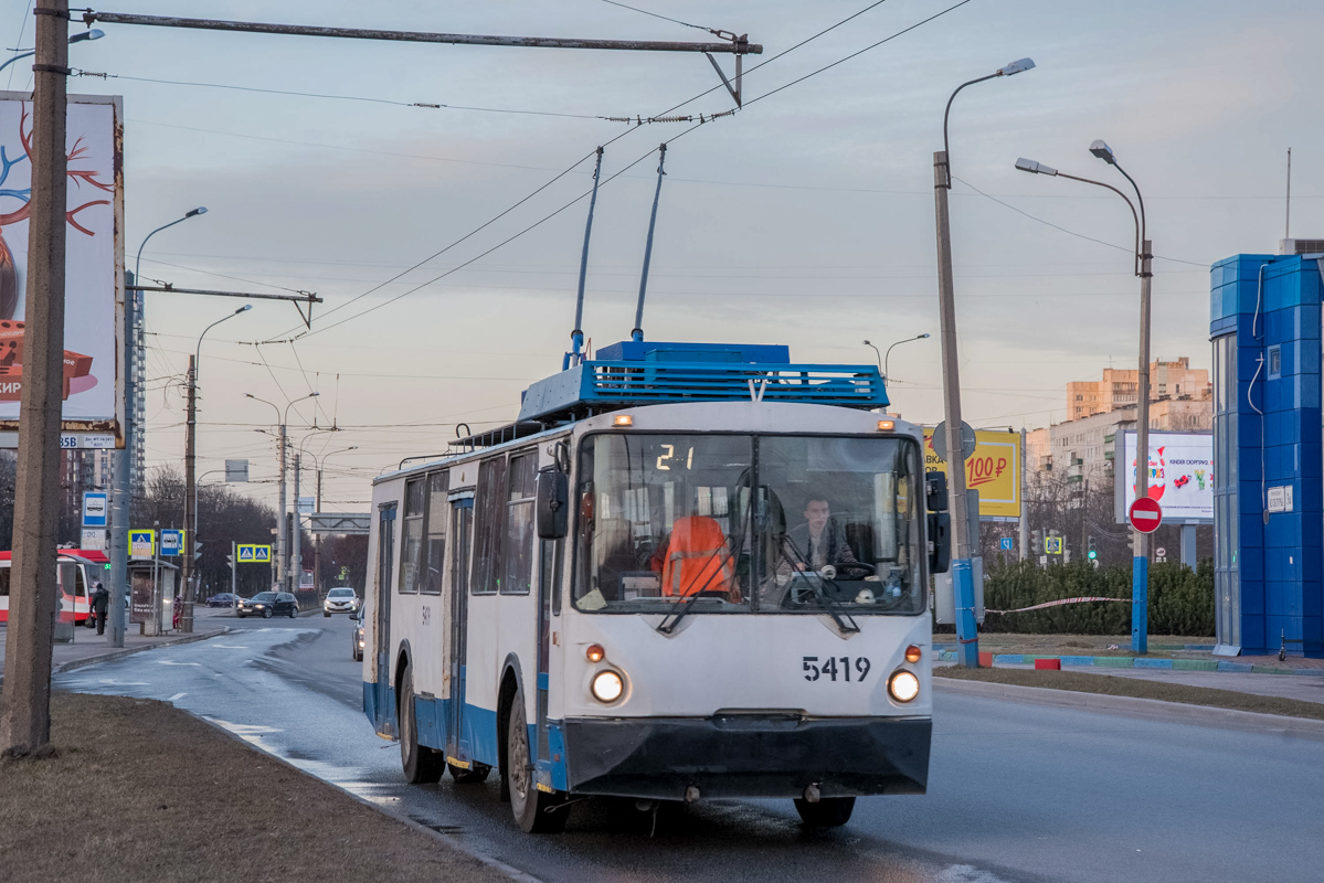 Санкт-Петербург, ВЗТМ-5284 № 5419