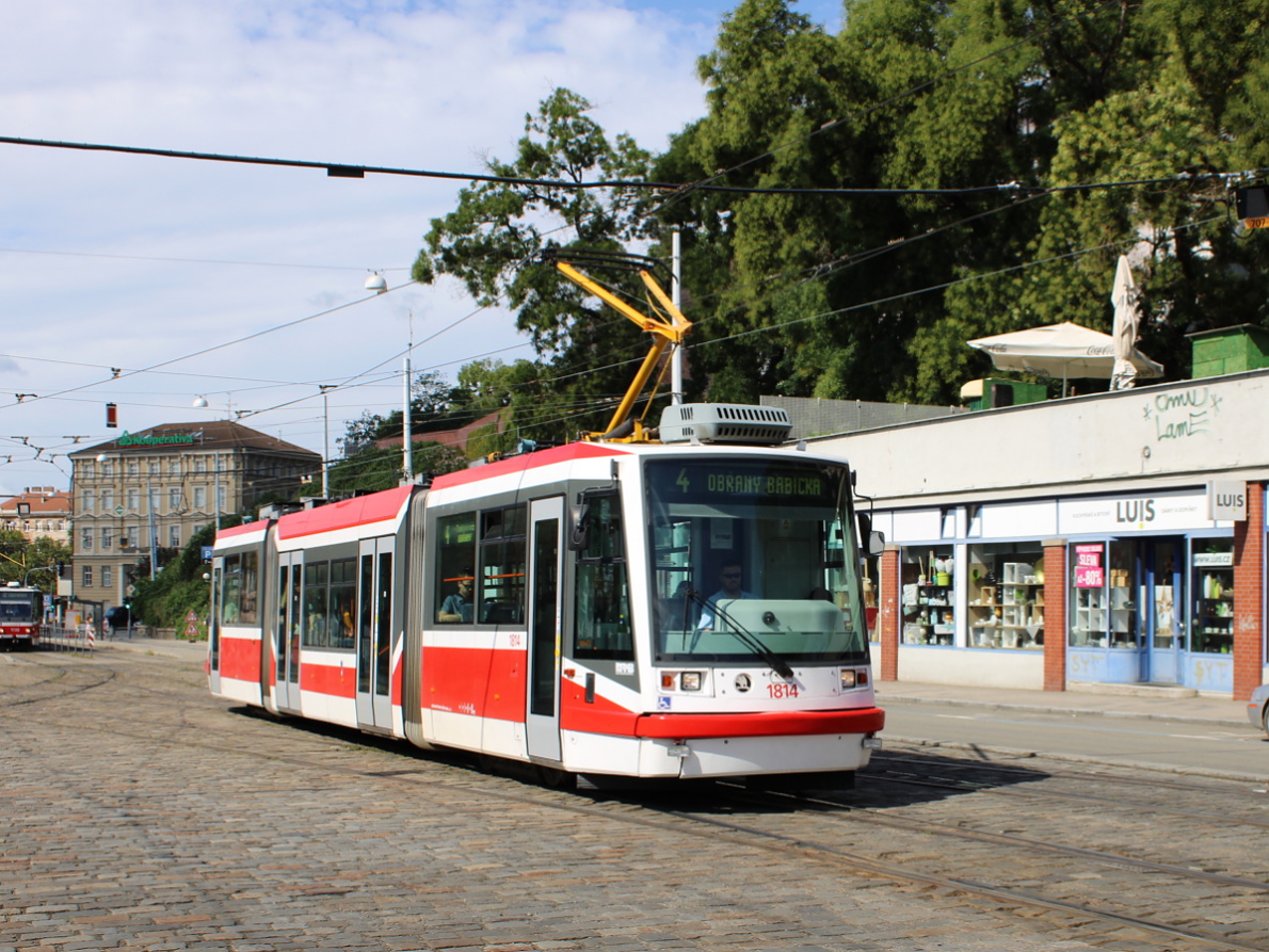 Брно, Škoda 03T6 Anitra № 1814 Брно, Škoda 03T6 Anitra № 1814