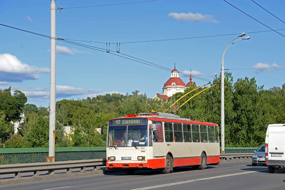 Vilnius, Škoda 14Tr17/6M Nr. 1662
