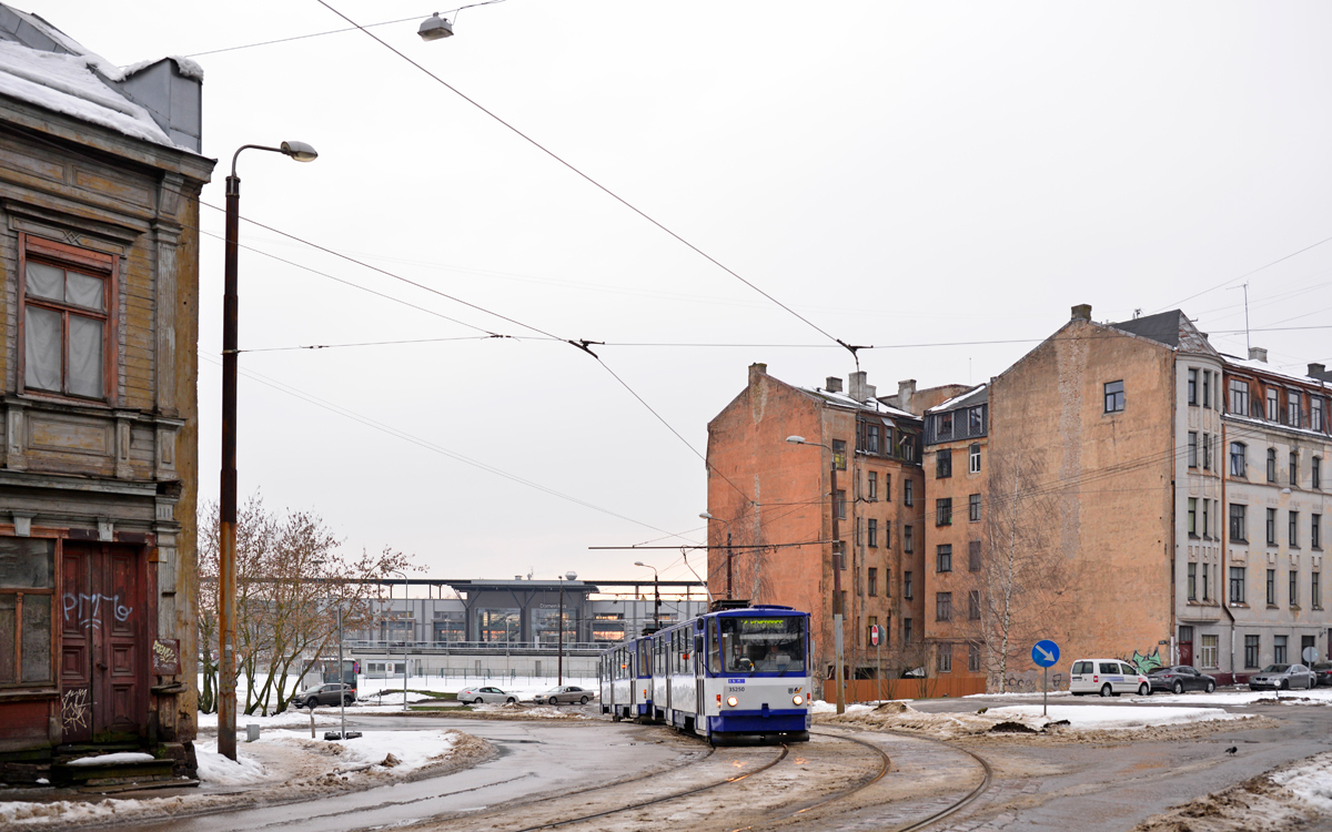 Рига, Tatra T3MR (T6B5-R) № 35250; Рига — Трамвайные линии и инфраструктура Рига, Tatra T3MR (T6B5-R) № 35250; Рига — Трамвайные линии и инфраструктура