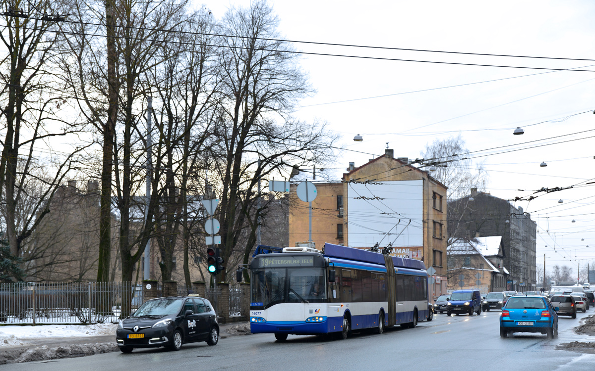 Рига, Solaris Trollino II 18 Ganz № 16077